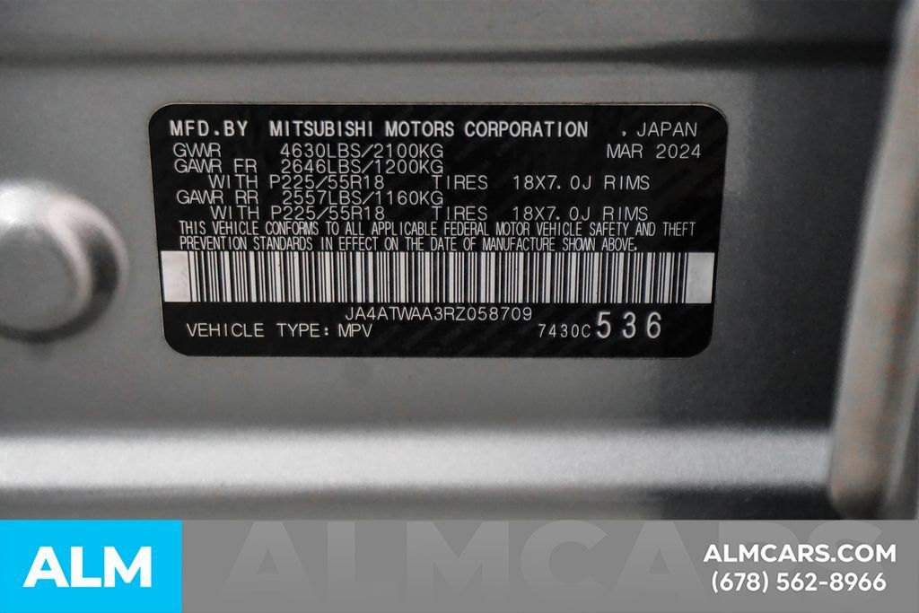 Used 2024 Mitsubishi Eclipse Cross SE AWD/4WD image 57