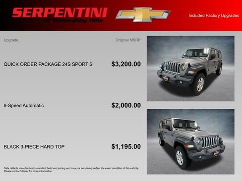 Used 2019 Jeep Wrangler Unlimited Sport S AWD/4WD image 4