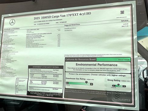 New 2025 Mercedes-Benz Sprinter 3500 image 13