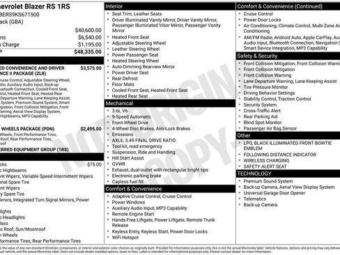 Used 2019 Chevrolet Blazer RS image 6