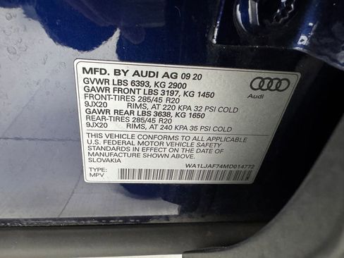 Used 2021 Audi Q7 2.0T Premium Plus w/ Executive Package image 39