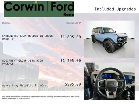 Certified 2023 Ford Bronco Wildtrak AWD/4WD image 3