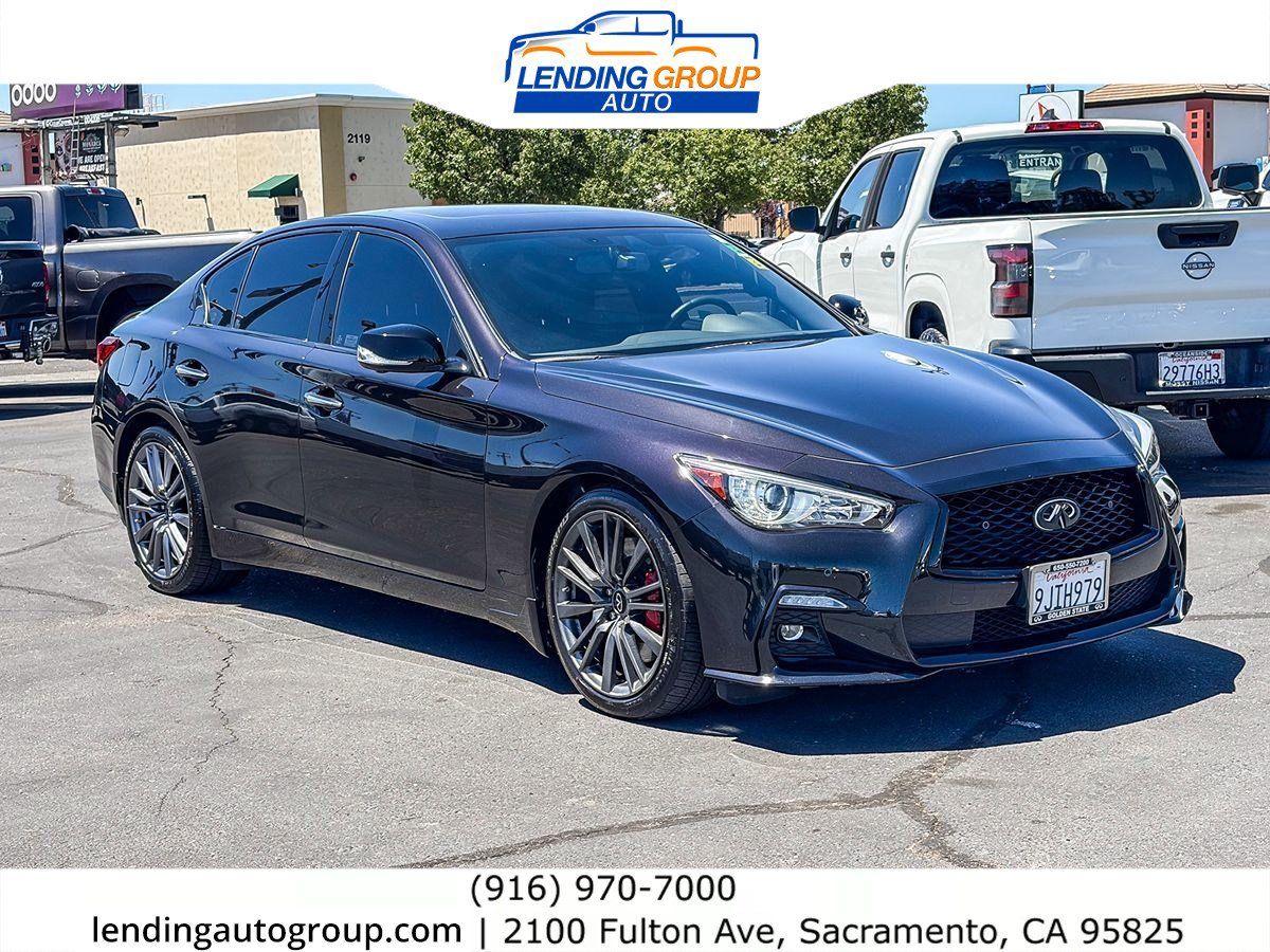 Used 2023 INFINITI Q50 Red Sport 400 w/ Black Opal Edition RWD image 5