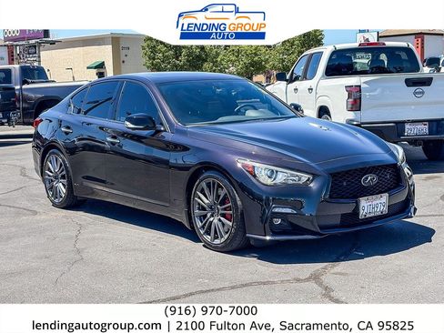 Used 2023 INFINITI Q50 Red Sport 400 w/ Black Opal Edition RWD image 5