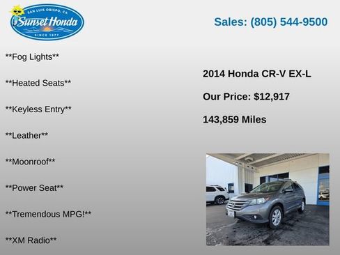 Used 2014 Honda CR-V EX-L image 6