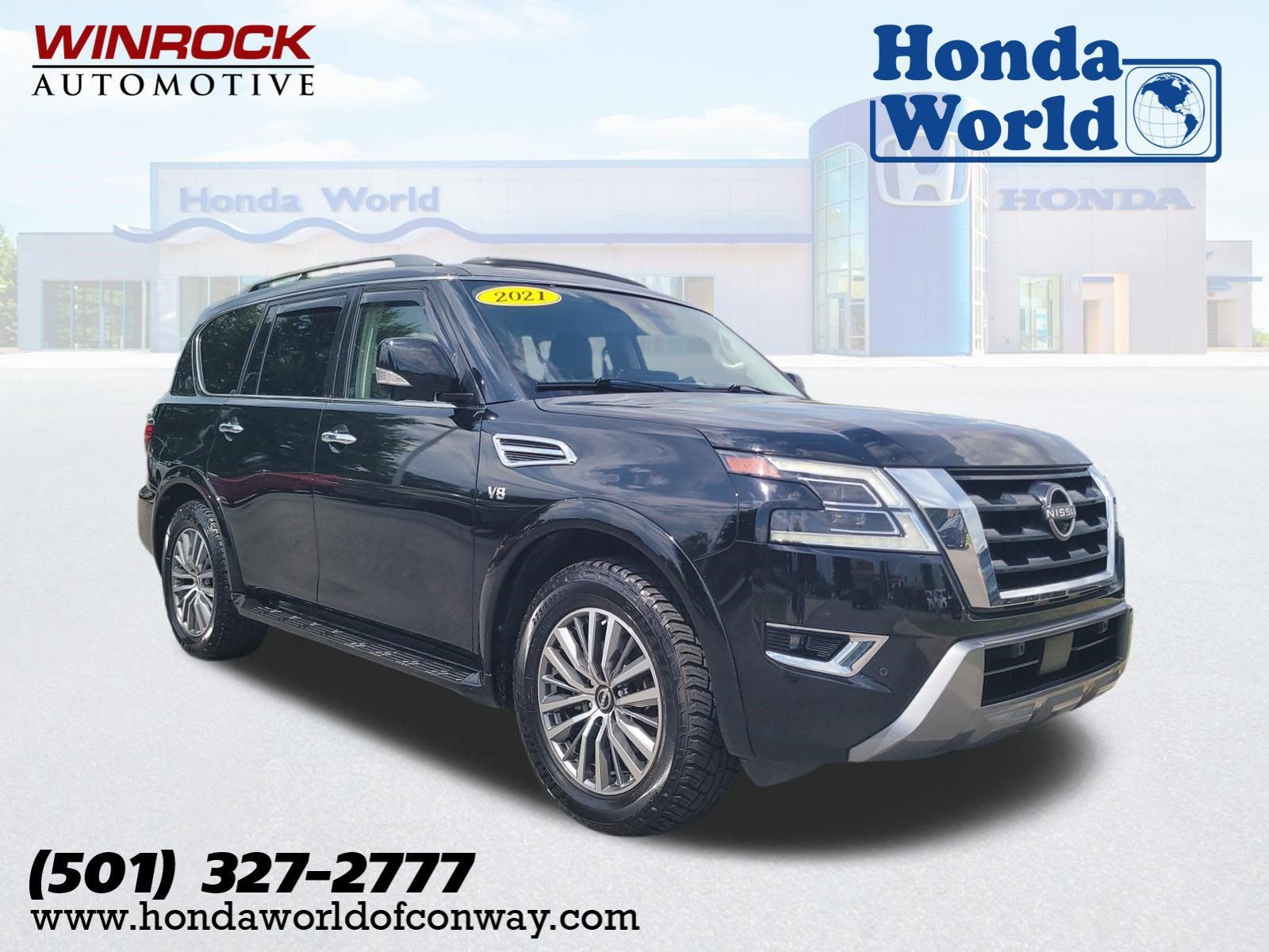 Used 2021 Nissan Armada SL w/ Captain's Chairs Package RWD image 1