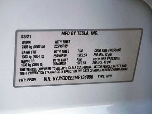 Used 2021 Tesla Model Y Long Range AWD/4WD image 50