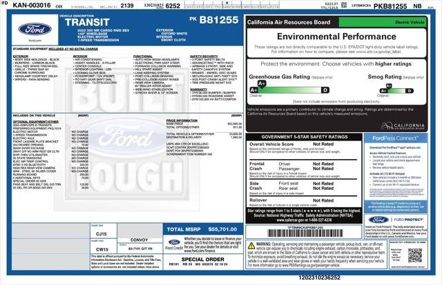 Used 2023 Ford E-Transit Medium Roof RWD image 4