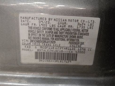 Used 2024 Nissan Versa S w/ Trunk Package FWD image 33
