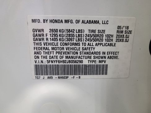 Used 2018 Honda Pilot Touring image 33
