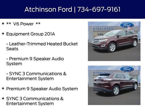 Used 2018 Ford Edge SEL w/ Equipment Group 201A AWD/4WD image 8
