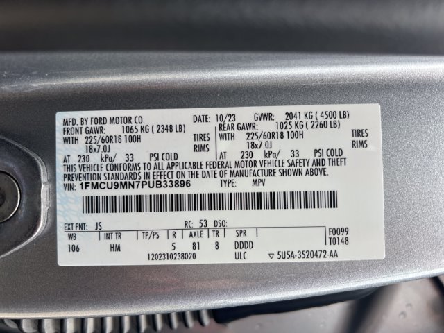 Used 2023 Ford Escape ST-Line w/ Tech Pack #1 AWD/4WD image 41