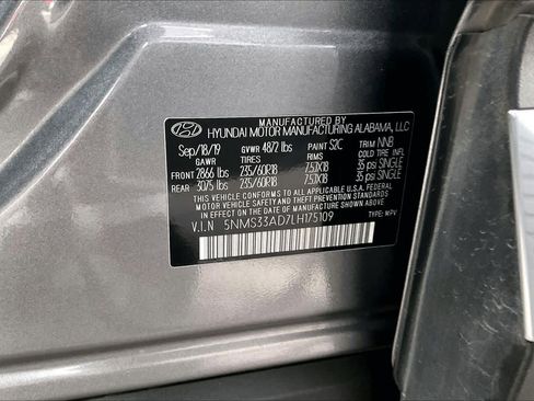 Used 2020 Hyundai Santa Fe SEL w/ Convenience Package image 29