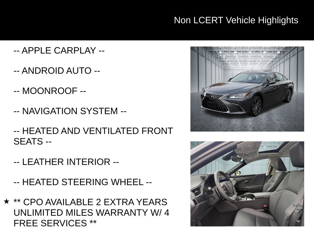Used 2024 Lexus ES 250 w/ Premium Package AWD/4WD image 29
