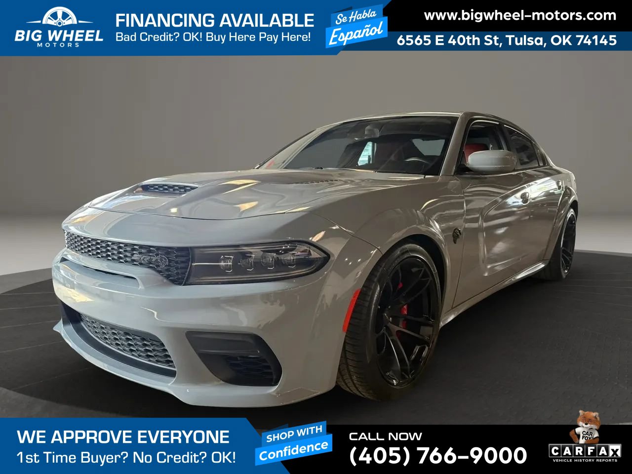 Used 2022 Dodge Charger SRT Hellcat w/ SRT Black Package RWD image 1
