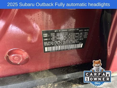 Used 2025 Subaru Outback Limited XT w/ Popular Package #2 image 31