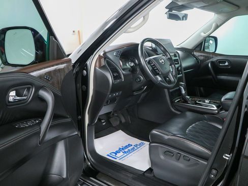 Used 2021 Nissan Armada Platinum w/ Captain's Chairs Package AWD/4WD image 3