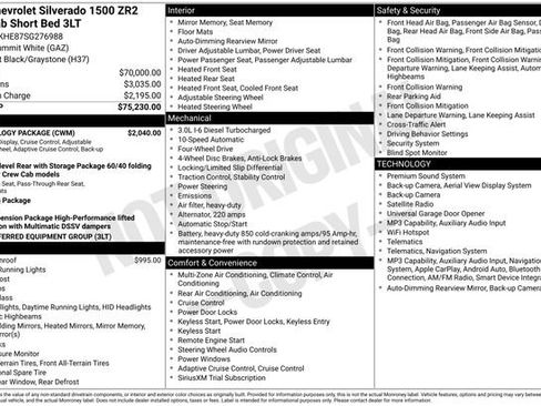 Certified 2025 Chevrolet Silverado 1500 ZR2 w/ Technology Package AWD/4WD image 27