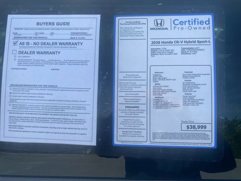 Certified 2026 Honda CR-V Sport-L image 37