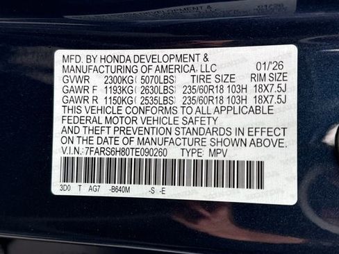 New 2026 Honda CR-V Sport-L image 20