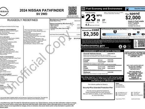 Used 2024 Nissan Pathfinder SV FWD image 4