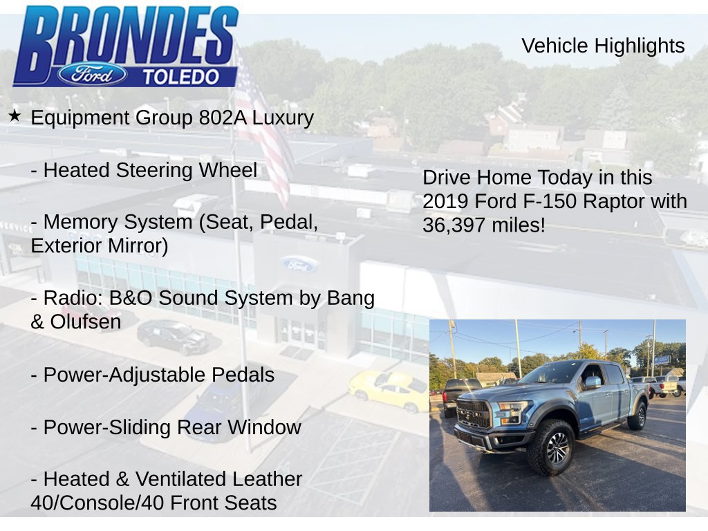 Used 2019 Ford F150 Raptor w/ Equipment Group 802A Luxury AWD/4WD image 22