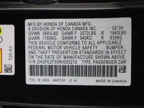 Used 2024 Honda Civic Sport image 47
