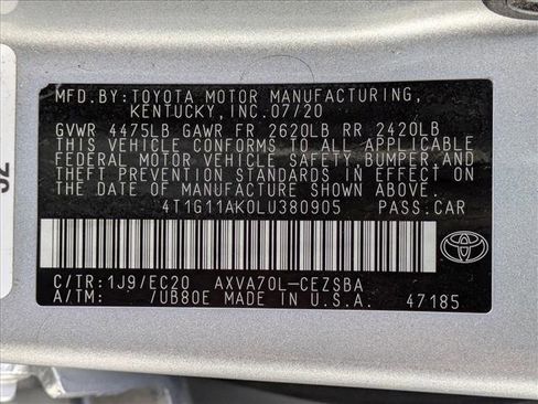 Used 2020 Toyota Camry SE image 24