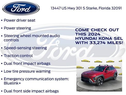 Used 2024 Hyundai Kona SEL FWD image 20