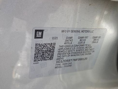 Used 2021 Chevrolet Malibu LT FWD image 6
