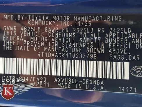 New 2026 Toyota Camry LE image 23