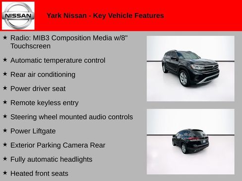 Used 2022 Volkswagen Atlas SE AWD/4WD image 2