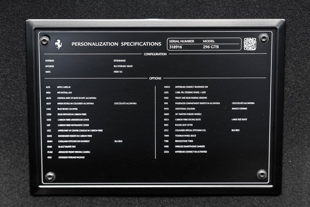 Certified 2025 Ferrari 296 GTB RWD image 20