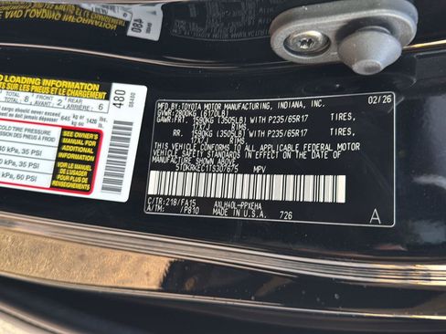 New 2026 Toyota Sienna LE image 30