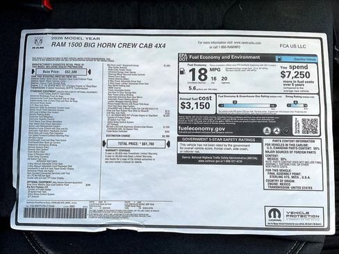 New 2026 RAM 1500 Big Horn image 16