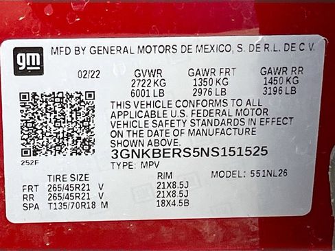 Used 2022 Chevrolet Blazer RS w/ Enhanced Convenience Package image 34