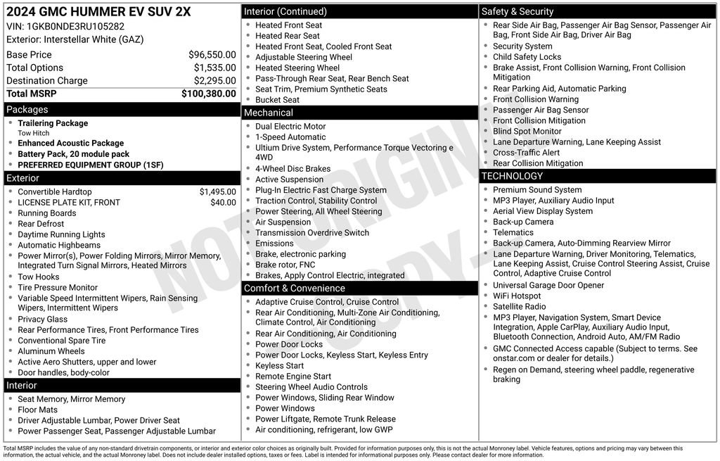 Used 2024 GMC Hummer EV 2X AWD/4WD image 35