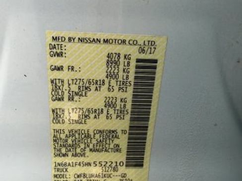 Used 2017 Nissan Titan PRO-4X w/ Pro-4x Convenience Package AWD/4WD image 27