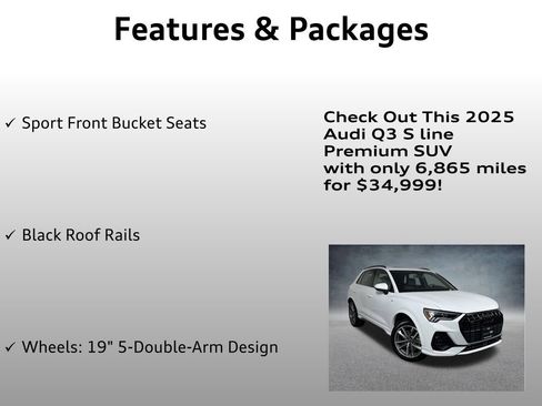 Certified 2025 Audi Q3 2.0T Premium w/ Convenience Package image 24