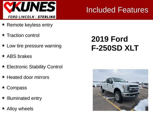 Used 2019 Ford F250 XLT w/ XLT Value Package image 2