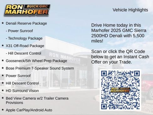 Used 2025 GMC Sierra 2500 Denali w/ Denali Reserve Package AWD/4WD image 15