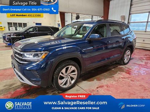 Used 2021 Volkswagen Atlas SE image 1