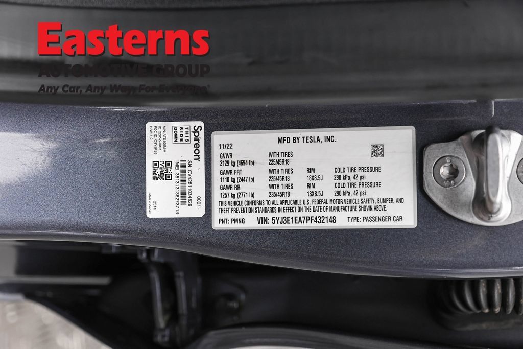Used 2023 Tesla Model 3 Standard Range RWD image 32
