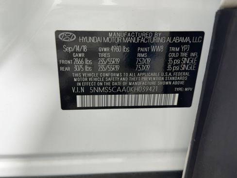 Used 2019 Hyundai Santa Fe Limited image 19