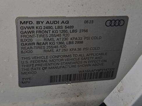 Certified 2023 Audi Q5 2.0T Prestige w/ Prestige Package AWD/4WD image 33