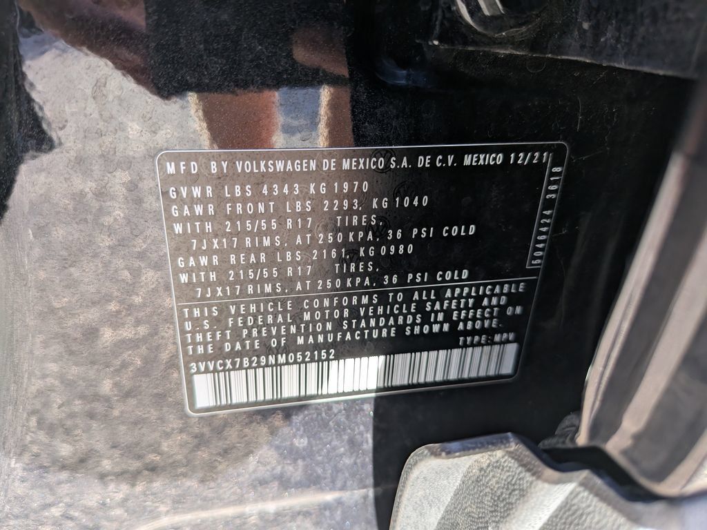 Certified 2022 Volkswagen Taos S FWD image 33