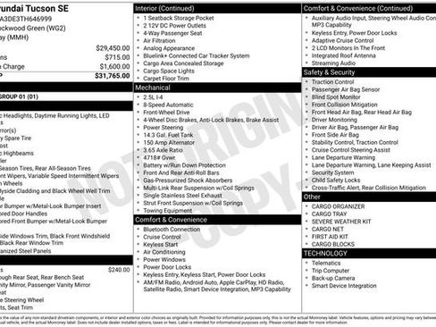 New 2026 Hyundai Tucson SE image 12