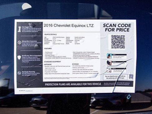 Used 2016 Chevrolet Equinox LTZ w/ Enhanced Convenience Package AWD/4WD image 29