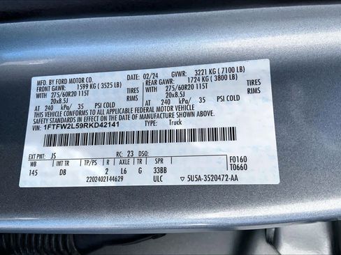Used 2024 Ford F150 STX w/ STX Black Appearance Package AWD/4WD image 33
