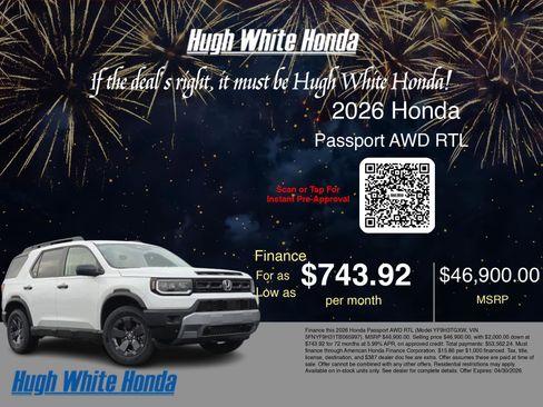 New 2026 Honda Passport RTL image 7